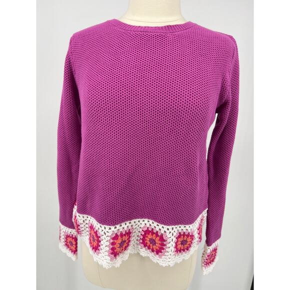 Joseph A Fuchsia Pullover Sweater Women's Small NWT - Picture 1 of 5